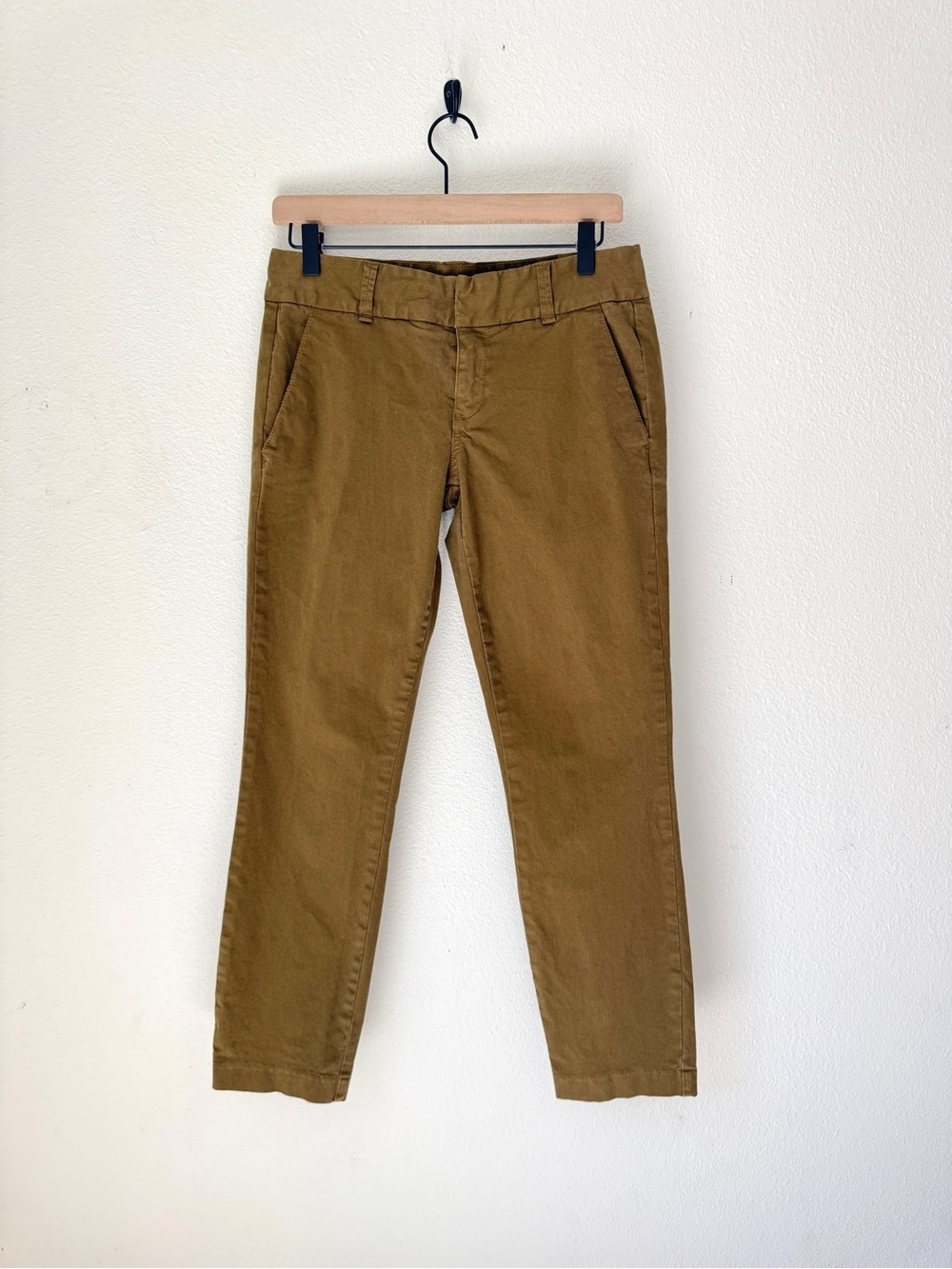 J. Crew Andie Chinos in Olive - Size 4 - EUC